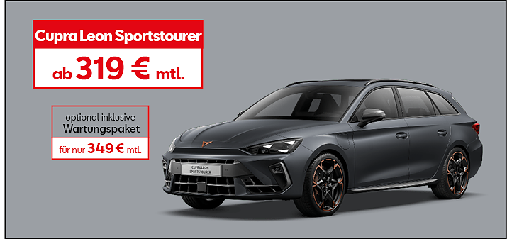 Cupra Leon Sportstourer - Privatleasingangebot (Foto: Ratio Mobil)
