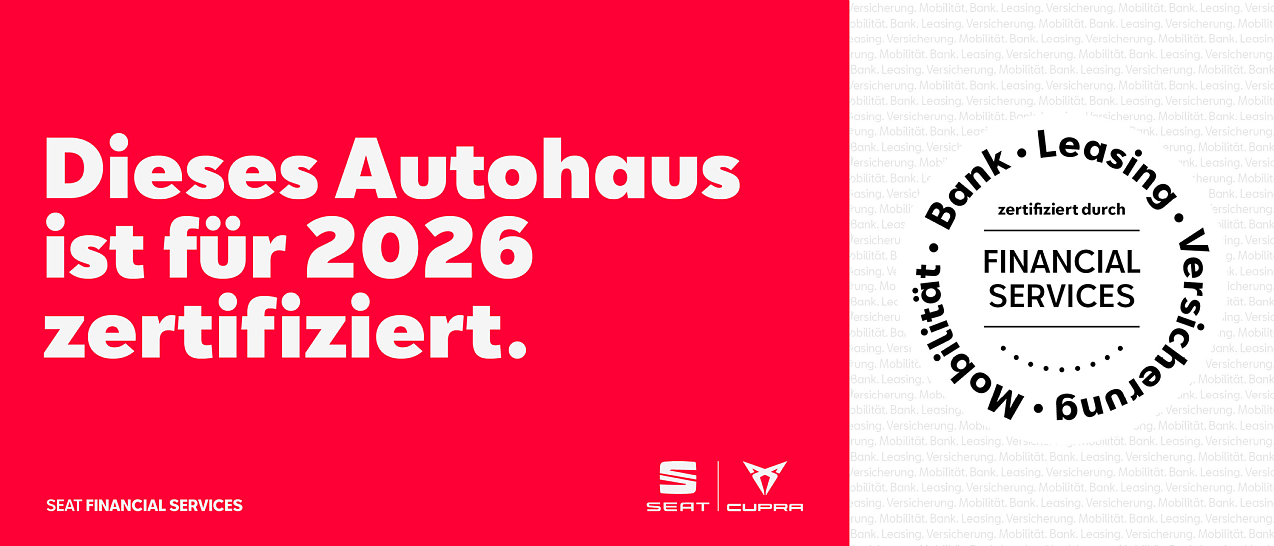 Erneute Zertifizierung durch Seat Financial Services (Foto: Seat Financial Services)