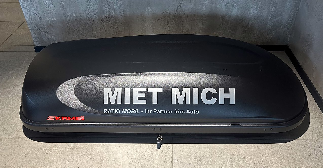 Beispielfoto: Dachbox 510l (Foto: RATIO MOBIL)