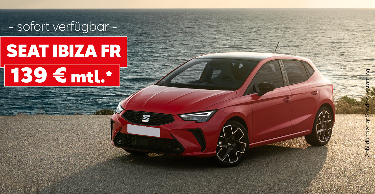 Seat Ibiza - Abbildung zeigt Sonderausstattung (Foto: SEAT)
