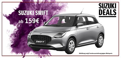 Suzuki Swift, Jetzt Probefahrten, Suzuki Deals (Suzuki)