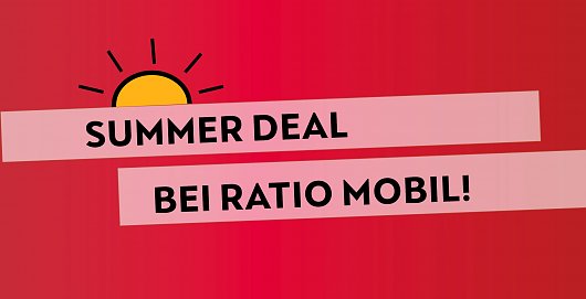 Roter Hintergrund mit Summer Deal und Logos Seat / CUPRa (Ratio Mobil)