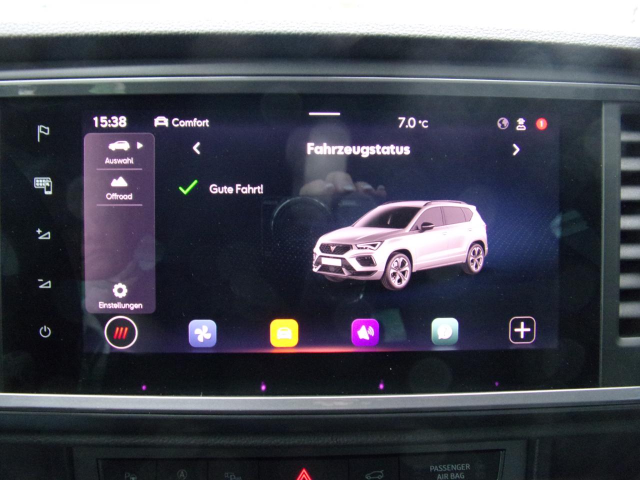 Cupra ATECA VZ TRIBE EDITION 2.0 TSI DSG 4DRIVE AHK Bildbeschreibung: Cupra ATECA VZ TRIBE EDITION 2.0 TSI DSG 4DRIVE AHK