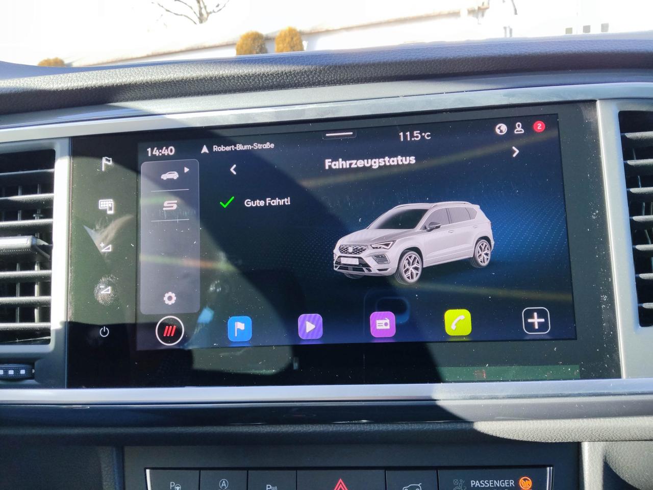 Seat ATECA ROAD EDITION 1.5 TSI, CO2-Klasse: E, NAVI AHZV Bildbeschreibung: Seat ATECA ROAD EDITION 1.5 TSI, CO2-Klasse: E, NAVI AHZV