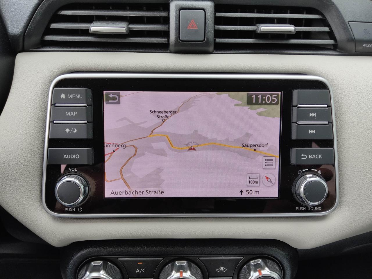 Nissan MICRA ACENTA 1.0 SCHECKHEFTGEPFL. NAVI KLIMA Bildbeschreibung: Nissan MICRA ACENTA 1.0 SCHECKHEFTGEPFL. NAVI KLIMA