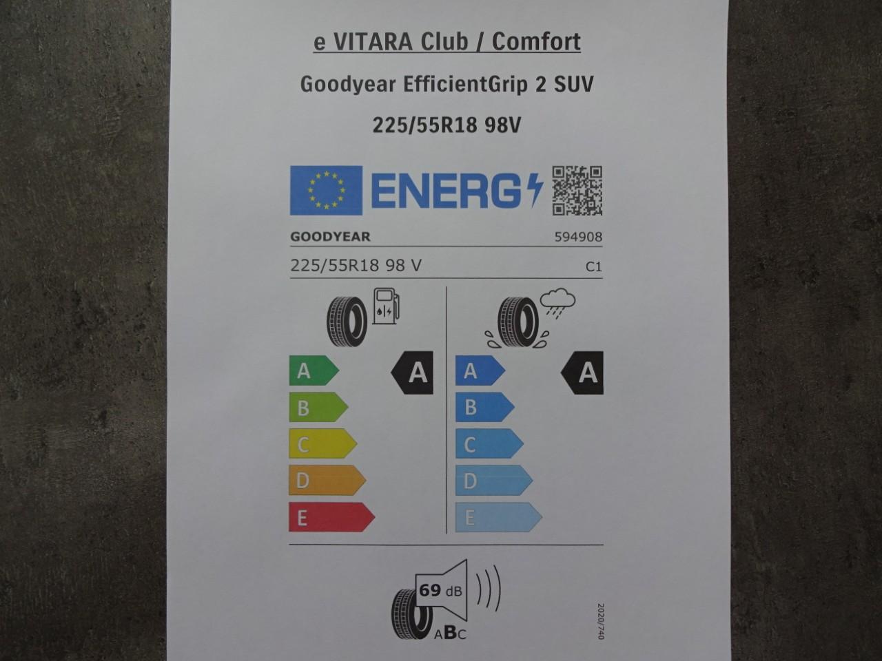 Suzuki e VITARA eAXLE ALLGRIP e COMFORT (61 kWh), CO2-Klasse: A, Bildbeschreibung: Suzuki e VITARA eAXLE ALLGRIP e COMFORT (61 kWh), CO2-Klasse: A,