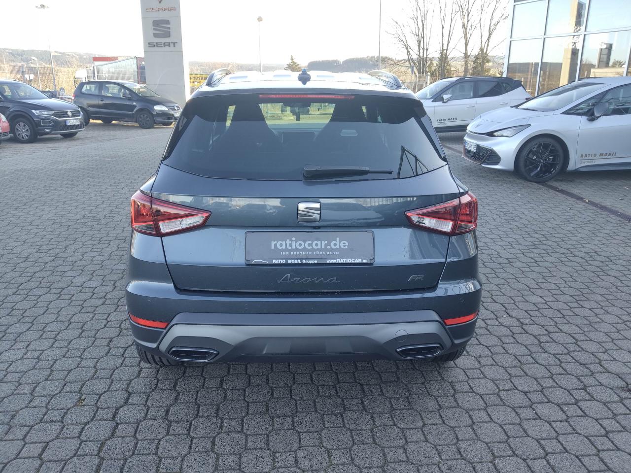 Seat ARONA FR 1.0 TSI DSG, CO2-Klasse: D, NAVI SITZH. AHZV-VORBER. Bildbeschreibung: Seat ARONA FR 1.0 TSI DSG, CO2-Klasse: D, NAVI SITZH. AHZV-VORBER.